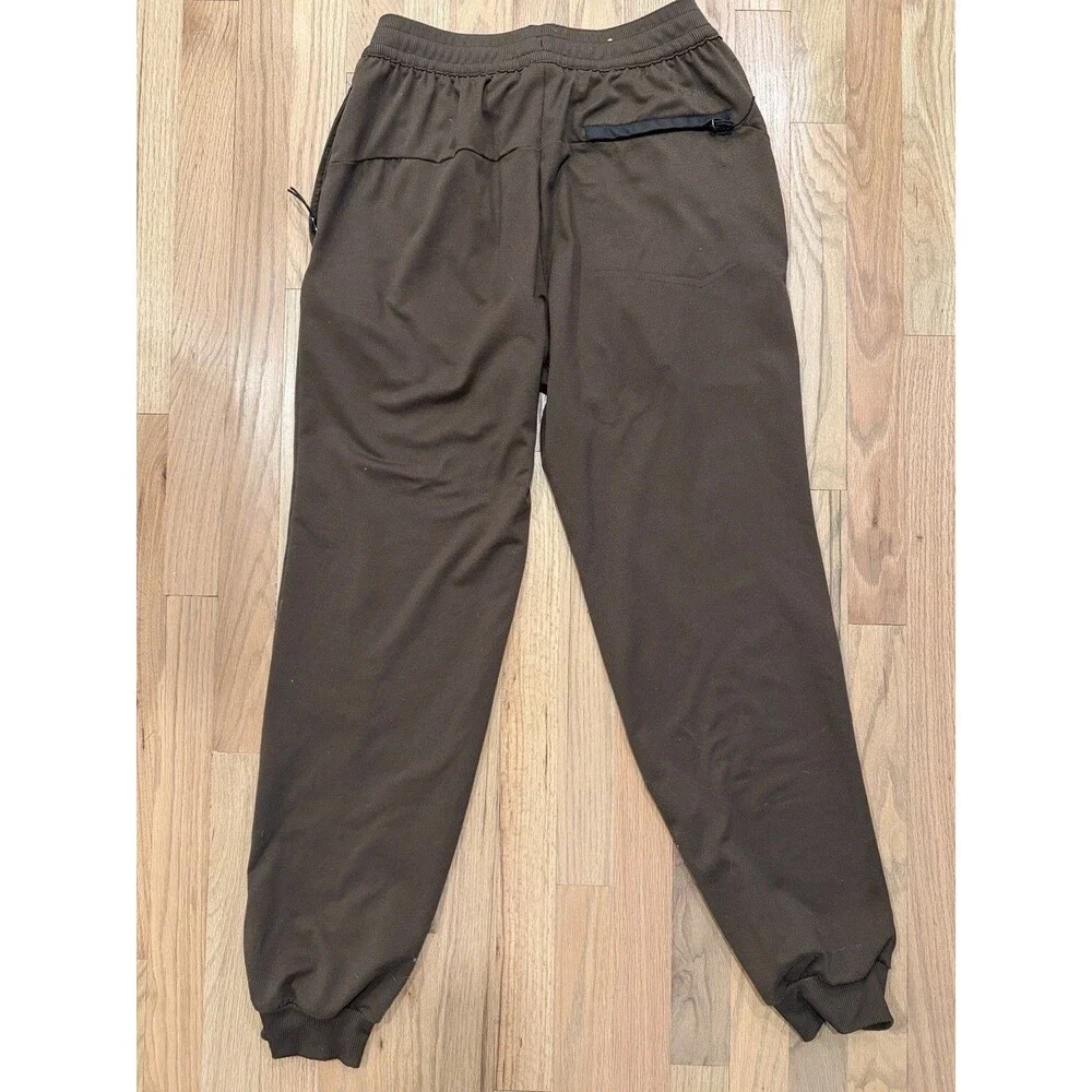 Columbia Sportswear Company Men’s Brown Jogger Pants M Regular Fleece Zip Pocket